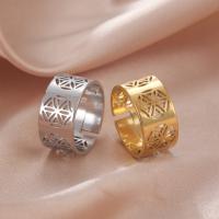 Prst prsten z nerezové oceli, 304 Stainless Steel, á, módní šperky & unisex & dutý, více barev na výběr, nikl, olovo a kadmium zdarma, thinckness:1mm, Prodáno By PC