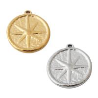 Stainless Steel Pendants, 304 Stainless Steel, plated, DIY, more colors for choice, 22x18x2mm, Hole:Approx 1.5mm, Sold By PC