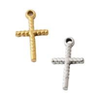 Stainless Steel Cross Pendants 304 Stainless Steel plated DIY Approx 1.5mm Sold By PC