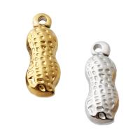 Stainless Steel Pendants 304 Stainless Steel Peanut plated DIY Approx 1.5mm Sold By PC