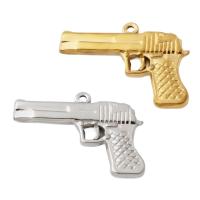 Stainless Steel Pendants 304 Stainless Steel Gun plated DIY Approx 1.5mm Sold By PC