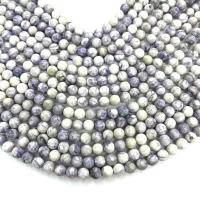 Türkis Perlen, rund, poliert, DIY & verschiedene Größen vorhanden, violett, verkauft per ca. 38 cm Strang