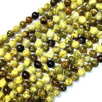 Prirodni Garnet perle, Granat, Krug, uglađen, možete DIY & različite veličine za izbor, Prodano Per Približno 38 cm Strand