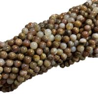 Achat Perlen, rund, poliert, DIY, 8mm, verkauft per ca. 38 cm Strang