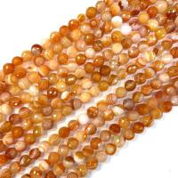 Natürliche Streifen Achat Perlen, rund, poliert, DIY & verschiedene Größen vorhanden, verkauft per ca. 38 cm Strang