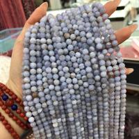 Naturlig lilla Agate perler, Purple Agate, Runde, du kan DIY & forskellig størrelse for valg, lyslilla, Solgt Per Ca. 38 cm Strand