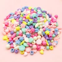 Blandet akryl perler, du kan DIY & forskellige stilarter for valg, Ca. 10Tasker/Lot, Solgt af Lot