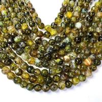 Perle Agate naturelle Crackle, Agate fissure, Rond, poli, DIY & normes différentes pour le choix, plus de couleurs à choisir, Vendu par Environ 38 cm brin