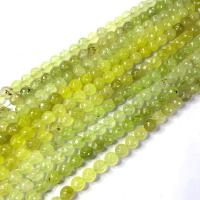 Jade Perlen, rund, poliert, DIY & verschiedene Größen vorhanden & facettierte, keine, verkauft per ca. 38 cm Strang