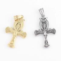 Stainless Steel Cross Pendants 316L Stainless Steel Vacuum Ion Plating fashion jewelry & DIY nickel lead & cadmium free Sold By PC