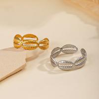 Edelstahl Ringe, 304 Edelstahl, Modeschmuck & für Frau, keine, inner diameter 17mm, verkauft von PC