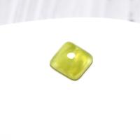 Hair Accessories DIY Findings, Resin, Square, injection moulding, more colors for choice, 12x12mm, Approx 100PCs/Bag, Sold By Bag