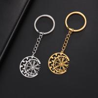 Stainless Steel Key Clasp 304 Stainless Steel Moon plated Unisex & hollow nickel lead & cadmium free Sold By PC