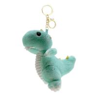 Tibetan Style Key Clasp, Plush, with Tibetan Style, Dinosaur, multifunctional, more colors for choice, 139x96mm, Sold By PC
