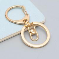 Zinc Alloy Key Clasp with Iron portable & DIY nickel lead & cadmium free 64mm Sold By PC