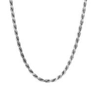Серебряное ожерелье, 925 пробы, Винтаж & Французская веревочной цепь & Мужская & разный размер для выбора, продается PC