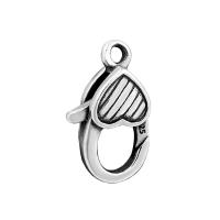 925 Sterling Silver Lobster Clasp, Antique finish, vintage & DIY & different styles for choice, Sold By PC