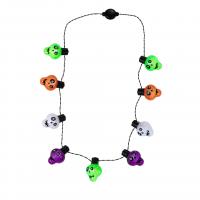 Hars Halsketting, handgemaakt, met LED-licht & voor kinderen & Halloween Jewelry Gift & verschillende stijlen voor de keuze, Lengte Ca 33 inch, Verkocht door PC