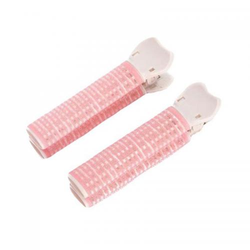 Plastic Hair Curler, 2 pieces & for woman, more colors for choice, 20x105mm, Sold By Set