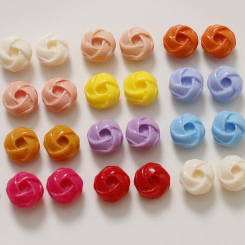 Mobile Phone DIY Decoration, Resin, Pinwheel, polished, more colors for choice, 14mm, 100PCs/Bag, Sold By Bag