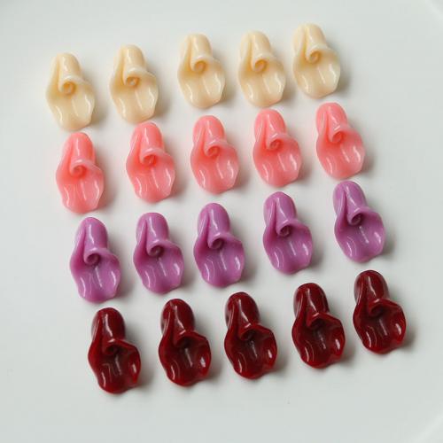 Resin Jewelry Beads, polished, DIY, more colors for choice, 22x13mm, 100PCs/Bag, Sold By Bag