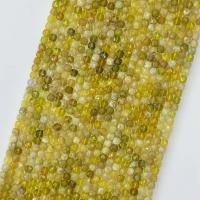 Perline in opale mare, Cerchio, DIY & formato differente per scelta, giallo, Venduto per Appross. 38-39 cm filo