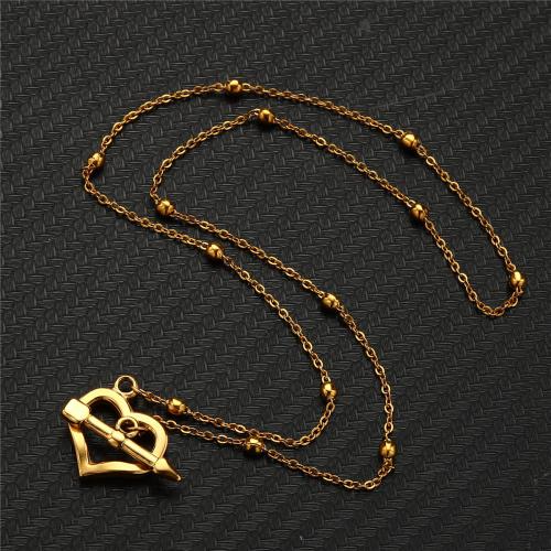 Edelstahl Schmuck Halskette, 304 Edelstahl, Modeschmuck & unterschiedliche Länge der Wahl & für Frau, keine, frei von Nickel, Blei & Kadmium, verkauft von PC