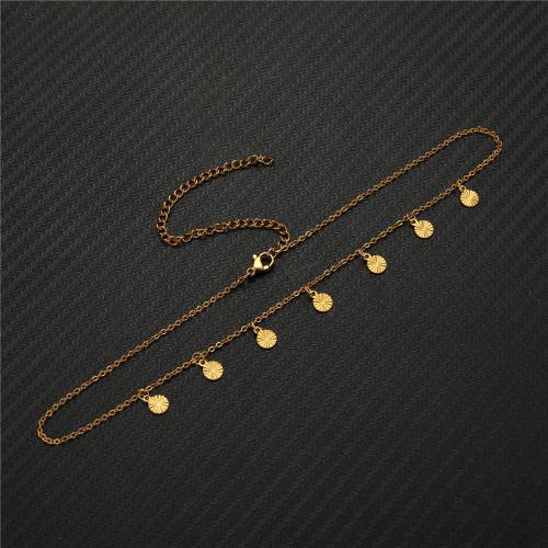 Edelstahl Schmuck Halskette, 304 Edelstahl, mit Verlängerungskettchen von 10cm, Modeschmuck & für Frau, keine, frei von Nickel, Blei & Kadmium, Länge:ca. 35 cm, verkauft von PC