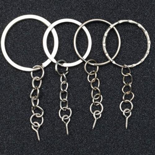 Tibetan Style Key Clasp, portable & DIY & different styles for choice, nickel, lead & cadmium free, Sold By PC