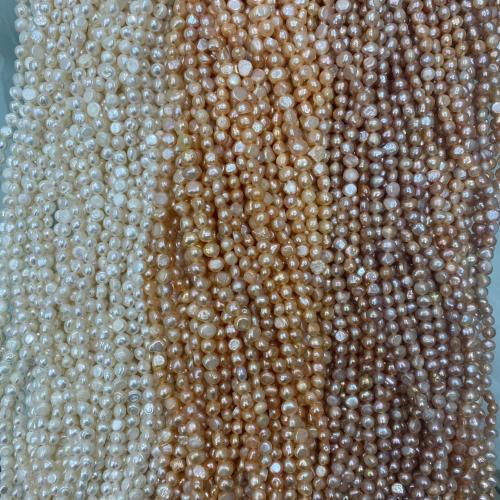 Perles nacres baroques de culture d'eau douce , perle d'eau douce cultivée, DIY, plus de couleurs à choisir, 7-8mm, Vendu par Environ 37 cm brin