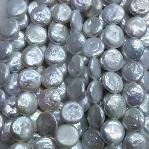 Perles nacres baroques de culture d'eau douce , perle d'eau douce cultivée, DIY, blanc, 12-13mm, Vendu par Environ 37 cm brin