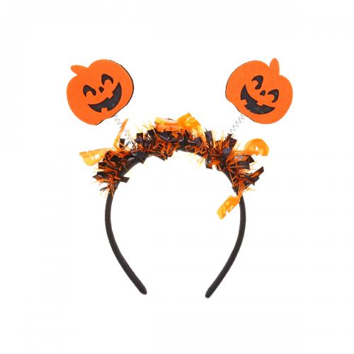 New Hot Halloween Jewelry and Decor, Cloth, Pumpkin, Halloween Design & fashion jewelry & for woman, mixed colors, Inner Diameter:Approx 112mm, Sold By PC