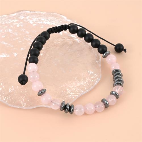 Crystal Bracelets, with Hematite, fashion jewelry & for woman, Jet, Length:Approx 6-12 cm, Sold By PC