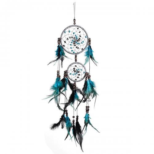Fashion Dream Catcher Feather with Rattan & Nylon & Iron for home and office 510mm Sold By PC