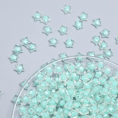 Perlen in Perlen Acrylperlen, Acryl, Stern, DIY, keine, 15.50x15mm, 55PCs/Tasche, verkauft von Tasche