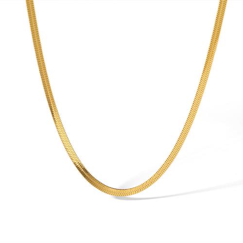 Stainless Steel Jewelry Necklace 304 Stainless Steel with 5cm extender chain Vacuum Ion Plating fashion jewelry & for woman Length Approx 45 cm Sold By PC