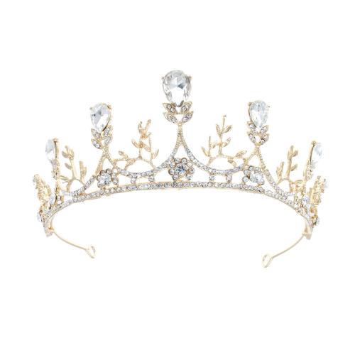 Bridal Tiaras, Tibetan Style, plated, fashion jewelry & for woman & with rhinestone, more colors for choice, nickel, lead & cadmium free, Inner Diameter:Approx 140mm, Sold By PC