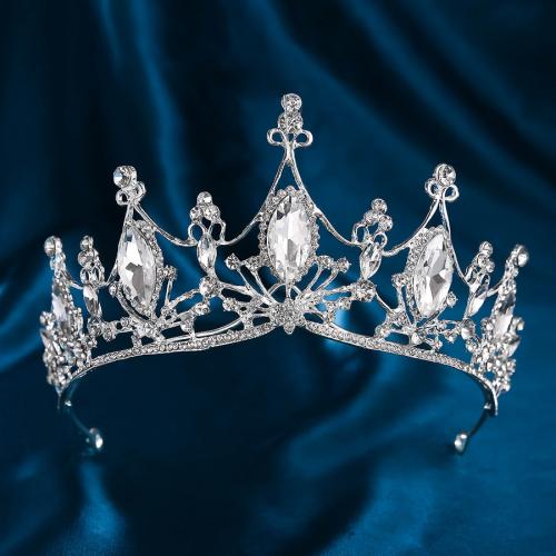 Bridal Tiaras, Tibetan Style, plated, fashion jewelry & for woman & with rhinestone, more colors for choice, nickel, lead & cadmium free, Sold By PC