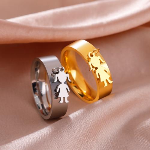Stainless Steel Finger Ring 304 Stainless Steel plated fashion jewelry & Unisex nickel lead & cadmium free .9mm .2mm Sold By PC