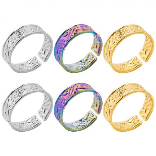 Палец кольцо из нержавеющей стали, Нержавеющая сталь 304, ювелирные изделия моды & Мужская, Много цветов для выбора, размер:8, продается PC