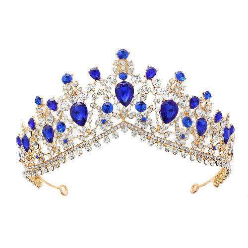 Bridal Tiaras, Tibetan Style, plated, fashion jewelry & for woman & with rhinestone, more colors for choice, nickel, lead & cadmium free, Inner Diameter:Approx 160mm, Sold By PC
