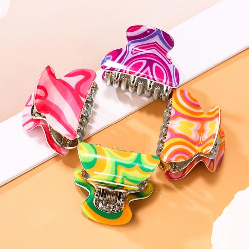 Hair Claw Clips Acrylic handmade 4 pieces & for woman Sold By PC