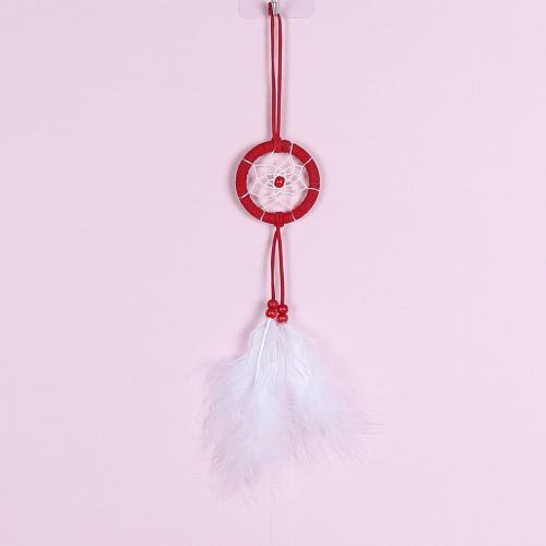 Fashion Dream Catcher Feather with Rattan & Nylon & Iron handmade for home and office 330mm Sold By PC