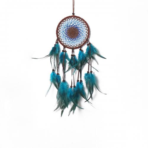 Fashion Dream Catcher Feather with Rattan & Nylon & Iron handmade for home and office mixed colors 480mm Sold By PC