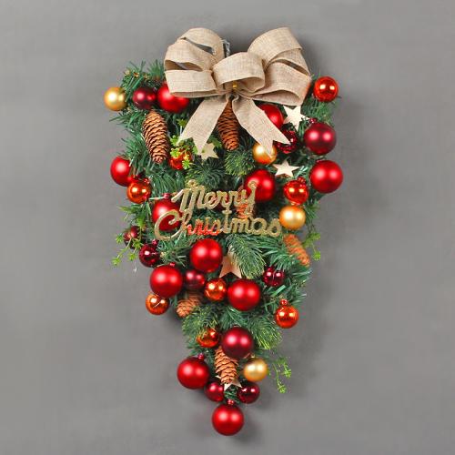 Fournitures de Noël, plastique, avec fer, Conception de Noël & bijoux de mode, multicolore, 250x450x60mm, Vendu par PC