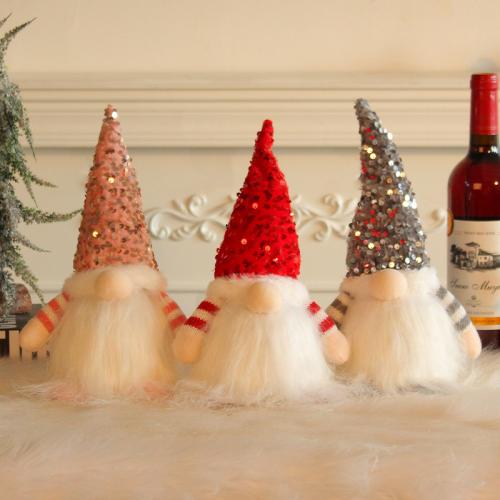 Weihnachtspuppe, Stoff, mit PP Baumwolle & Kunststoff, Weihnachts-Design & Modeschmuck, keine, 160x300x100mm, verkauft von PC