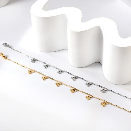 Stainless Steel Anklet, 304 Stainless Steel, with 1.97inch extender chain, fashion jewelry & different styles for choice & for woman, more colors for choice, Sold Per Approx 7.87 Inch Strand