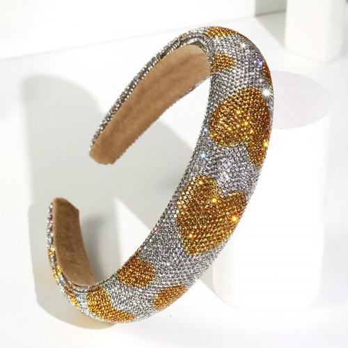 Hair Bands Velveteen with Sponge fashion jewelry & with rhinestone Sold By PC