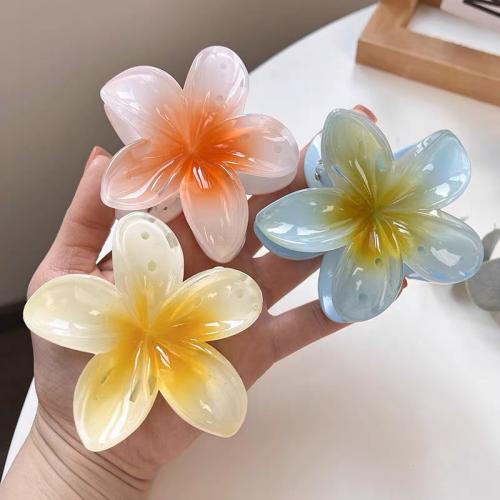 Hair Claw Clips Acrylic Flower fashion jewelry Sold By PC