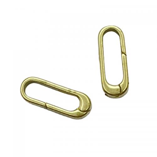 Brass Jewelry Clasps, plated, DIY, original color, Sold By PC